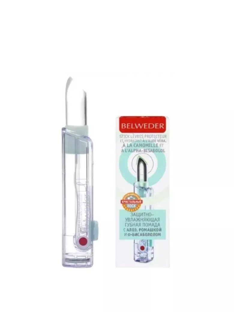 Бельведер помада защитно-увлажн. с алоэ/ромашкой/бисабололом 4г belweder