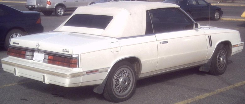 Chrysler lebaron 1985