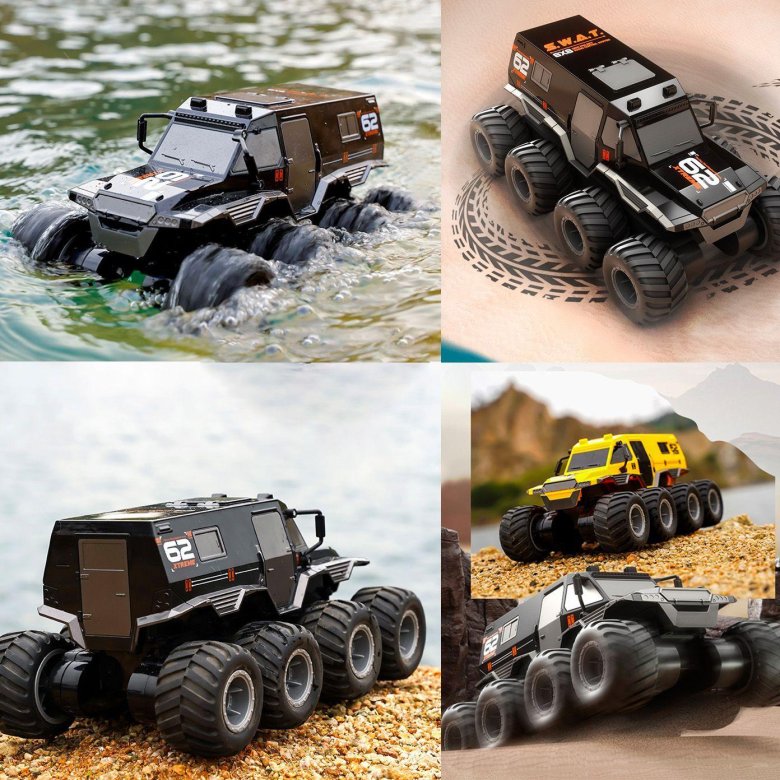 Радиоуправляемая машина амфибия