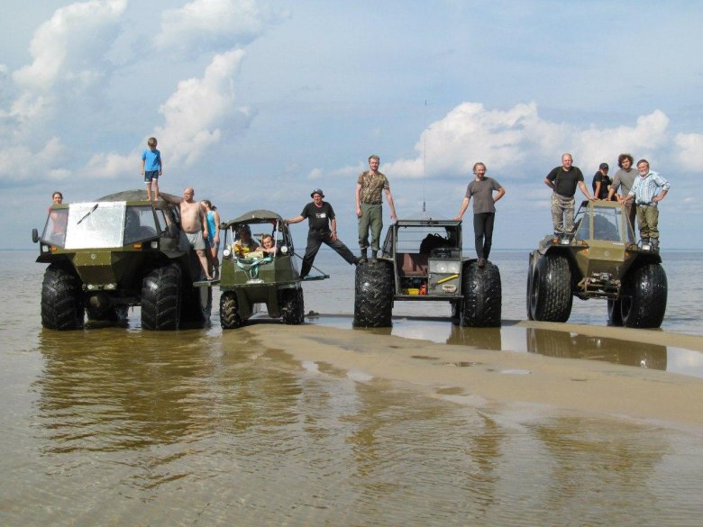 Вездеход на шинах низкого давления