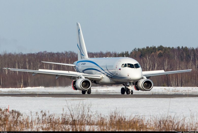 Сухой суперджет 100 газпромавиа