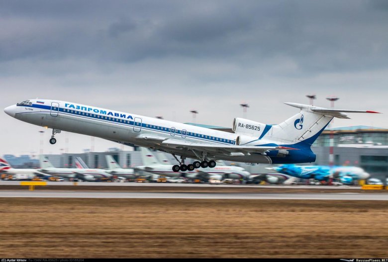 Ту 154 газпромавиа