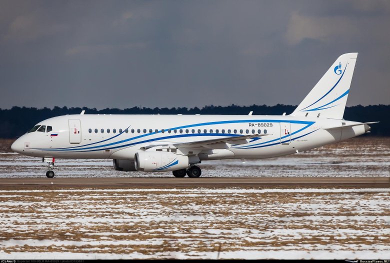 Сухой суперджет 100 газпромавиа