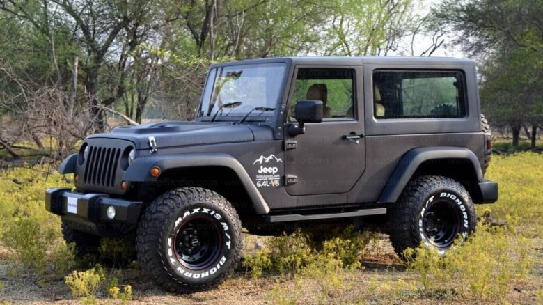Jeep wrangler off road