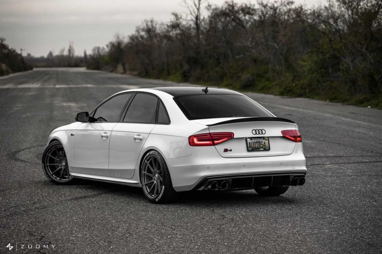 Audi a4 b8 white tuned