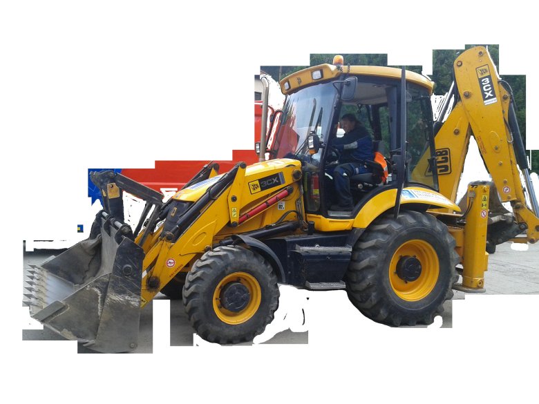 Трактор погрузчик jcb