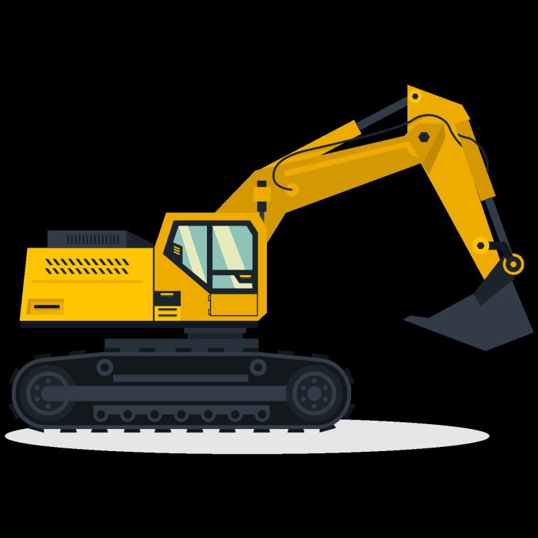 Экскаватор клипарт