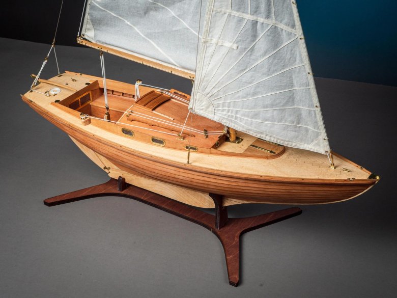 Сборная модель корабля императорская яхта бот увалень масштаб 1 48
