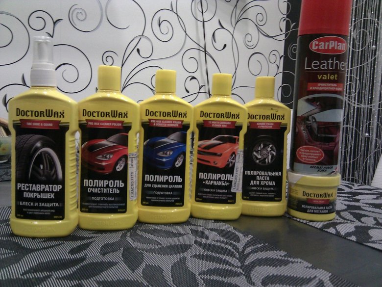 Полироль для кузова автомобиля доктор вакс
