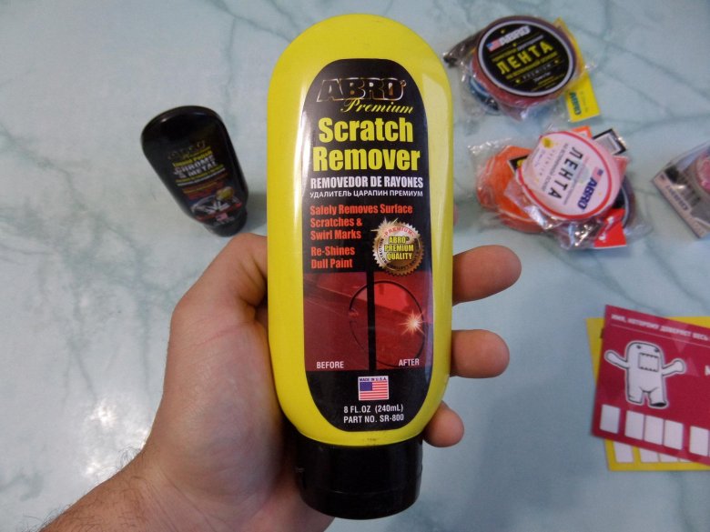 Полироль кузова abro sr-800 (удалитель царапин) 240мл.