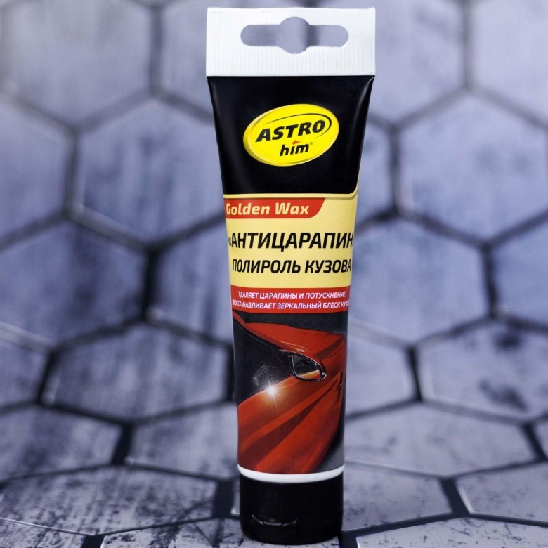 Полироль кузова astrohim антицарапин golden wax