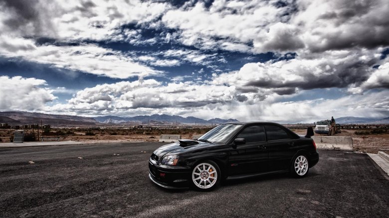 Subaru impreza черная