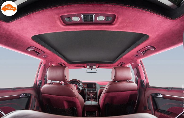 Audi q7 салон алькантара