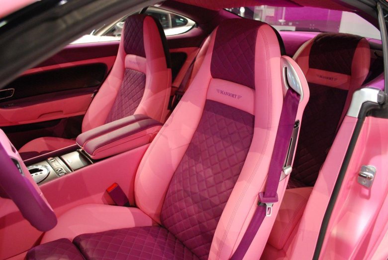 Красный салон бентли континенталь