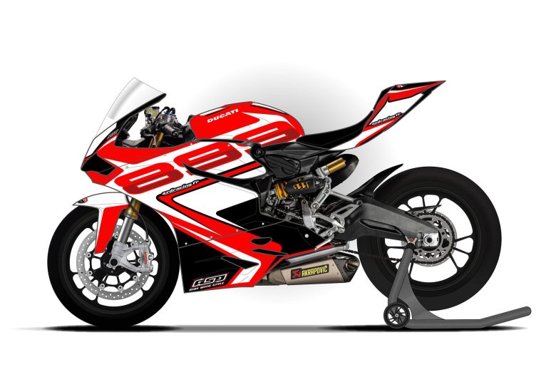 Гоночный мотоцикл дукати