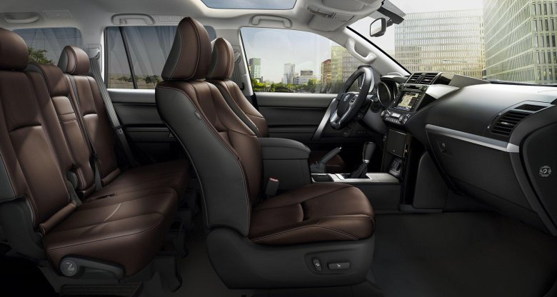 Тойота ленд крузер прадо 2016 года салон