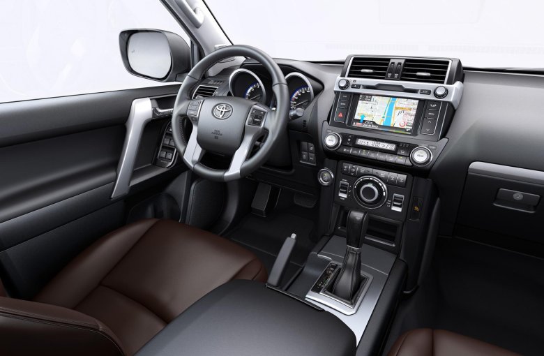 Тойота ленд крузер прадо салон