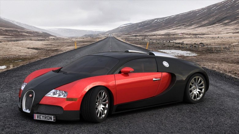 Автомобиль bugatti veyron