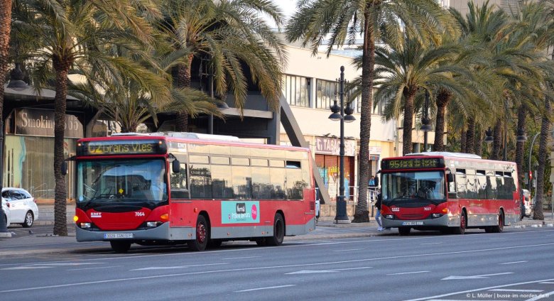 Городской автобус в испании