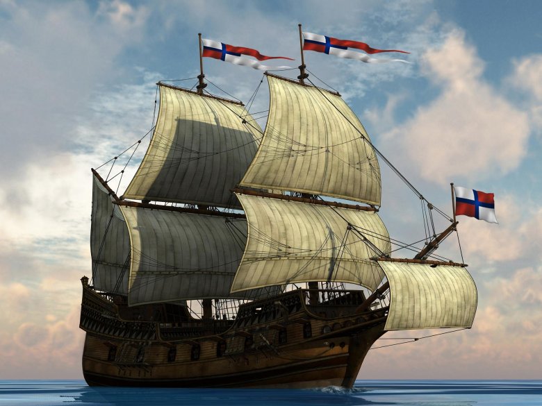 Испанский галеон 16 века