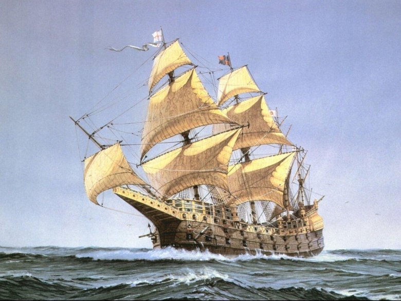Галеон корабль 18 века