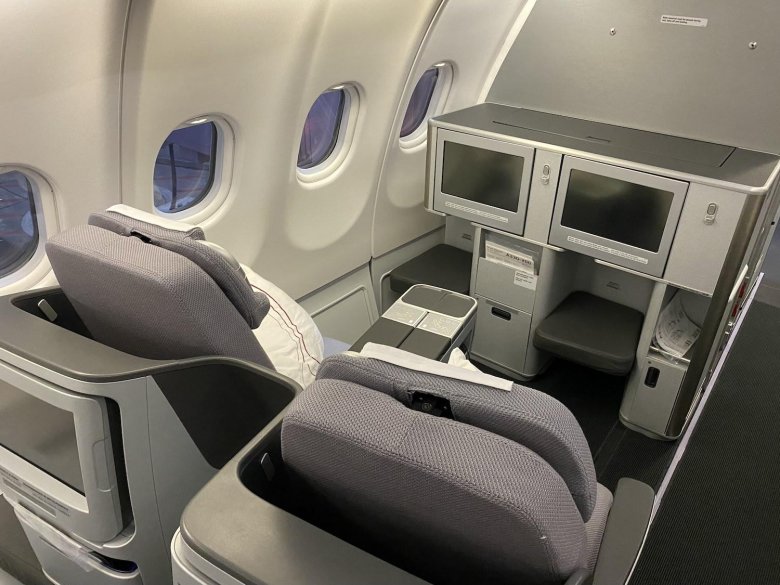 Бизнес класс в самолете аэрофлот