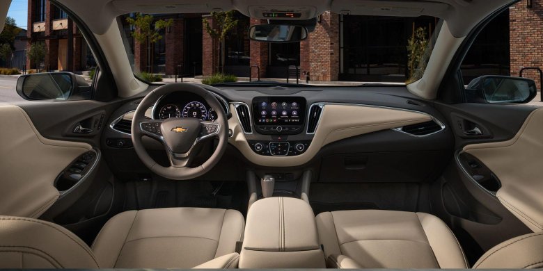 Chevrolet malibu 2021 interior