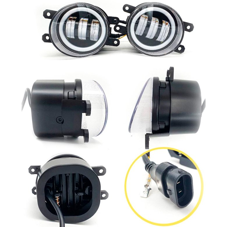 Светодиодные противотуманные фары с дхо