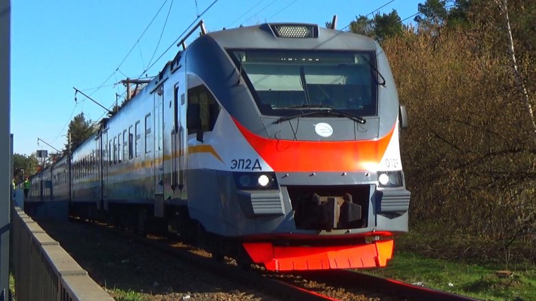 Электропоезд эп2д цппк