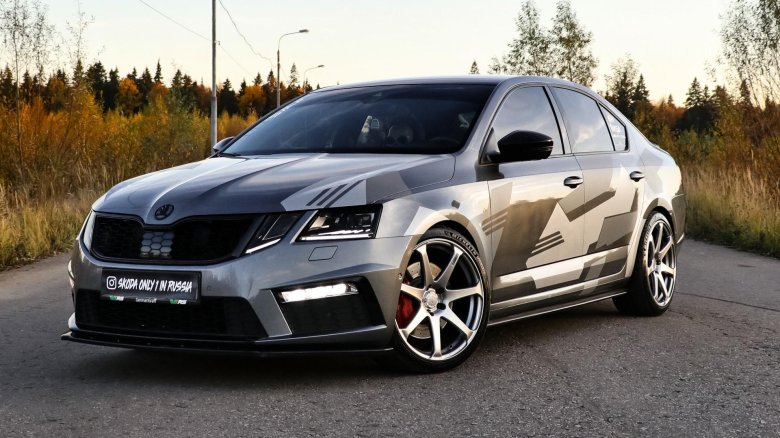 Шкода октавия в обвесе