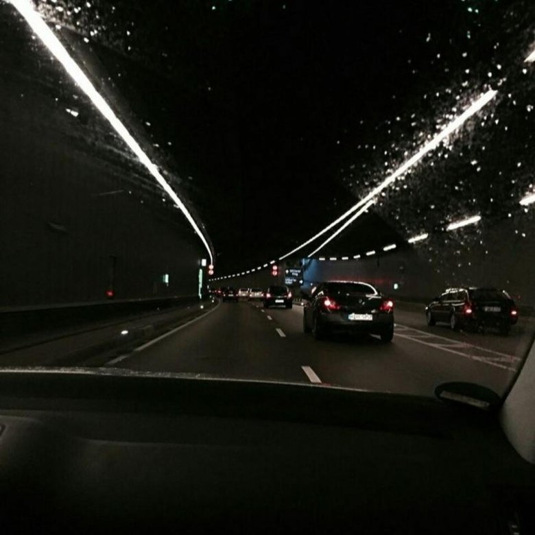 Highway at night