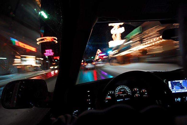 Красивый вид из машины