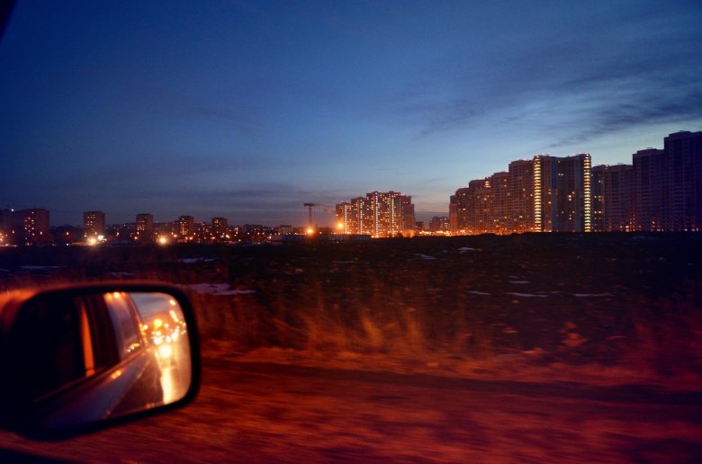 Вид из окна автомобиля