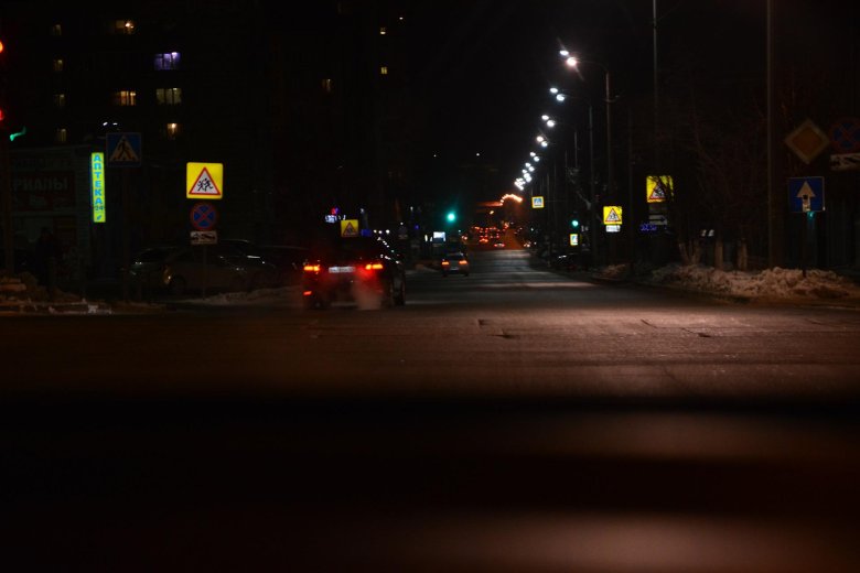 Ночной город ступино