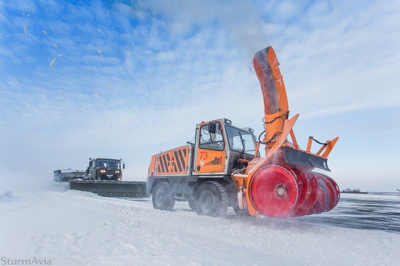 Шнекороторный снегоочиститель