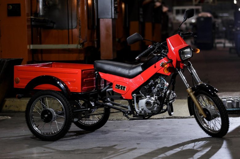 Грузовой мопед