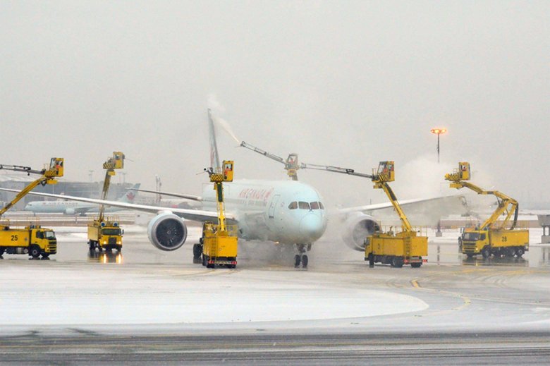 Противообледенительная жидкость для самолетов