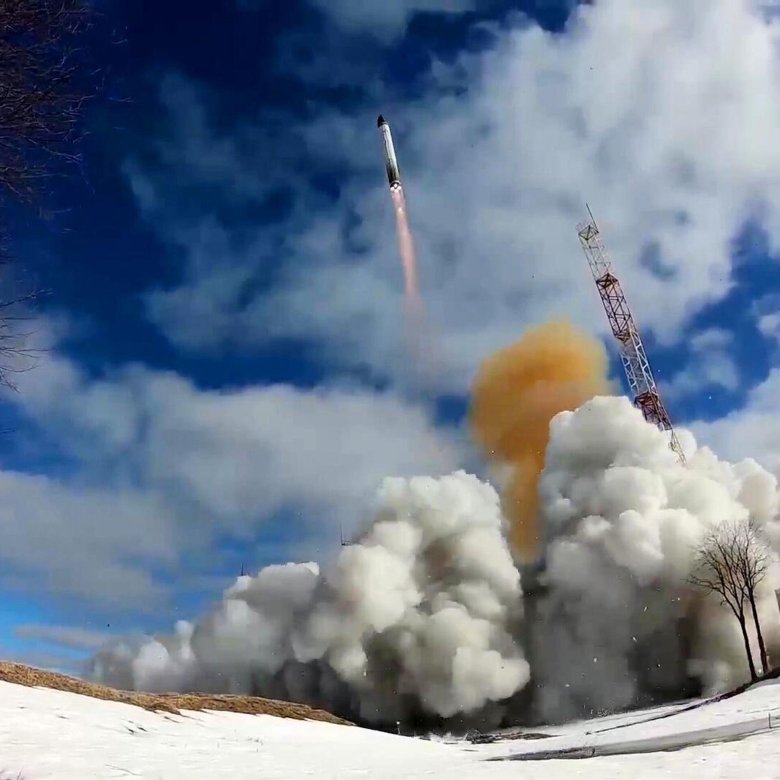 Испытание ракеты сармат