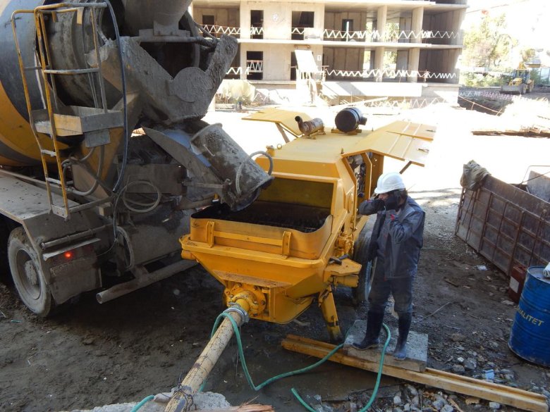 Стационарный бетононасос