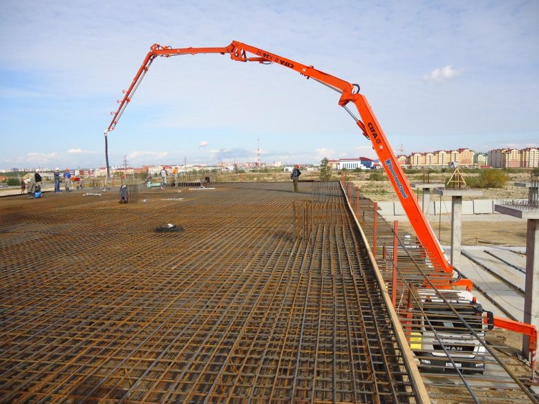 Машина для заливки бетона