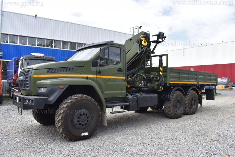 Урал некст 6х6 бортовой с кму