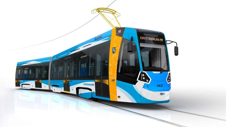 Трамвай stadler в85600м