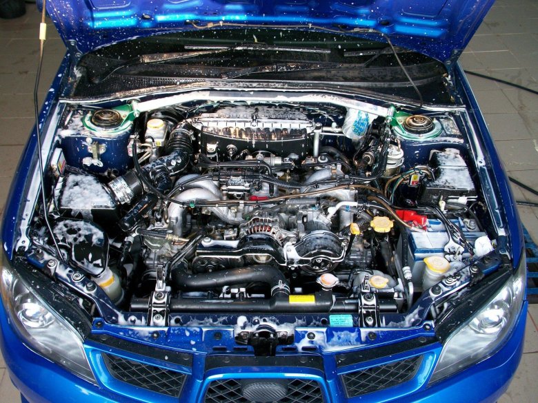 Подкапотка субару импреза 2008