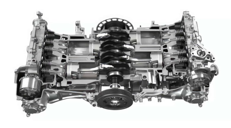 Оппозитный двигатель субару