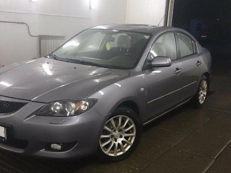 Mazda 3 bk серая