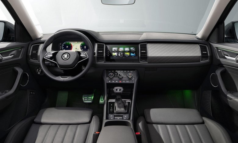 Skoda kodiaq 2025 салон