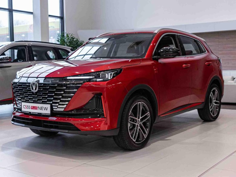Changan cs 55 plus красный