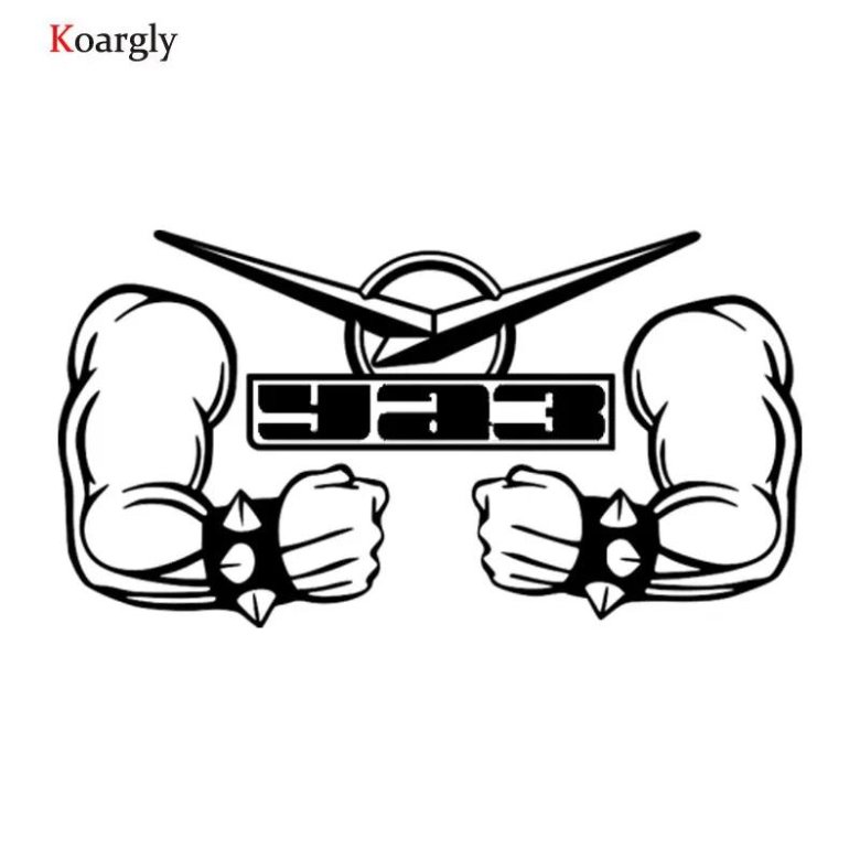 Наклейка на авто уаз