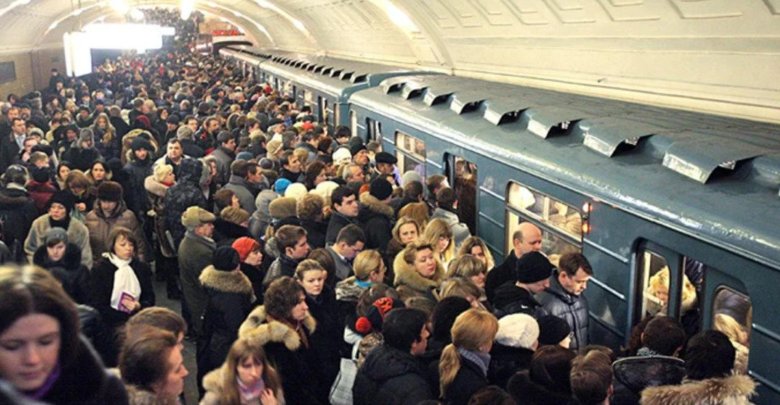 Московское метро в час пик