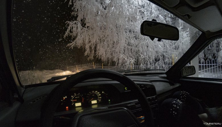 За рулем ваз 2114